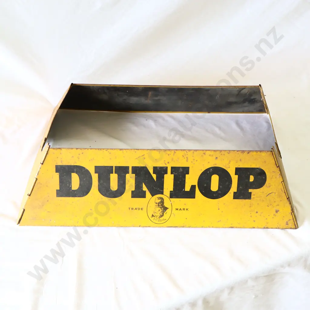 RARE EARLY Tin Dunlop Tyre Stand Image 1++
