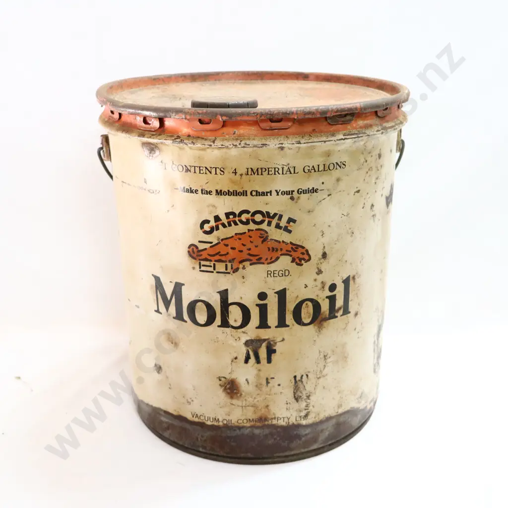 Mobil Oil Gargoyle Oil Drum Image 1++