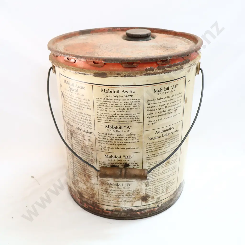 Mobil Oil Gargoyle Oil Drum Image 1++