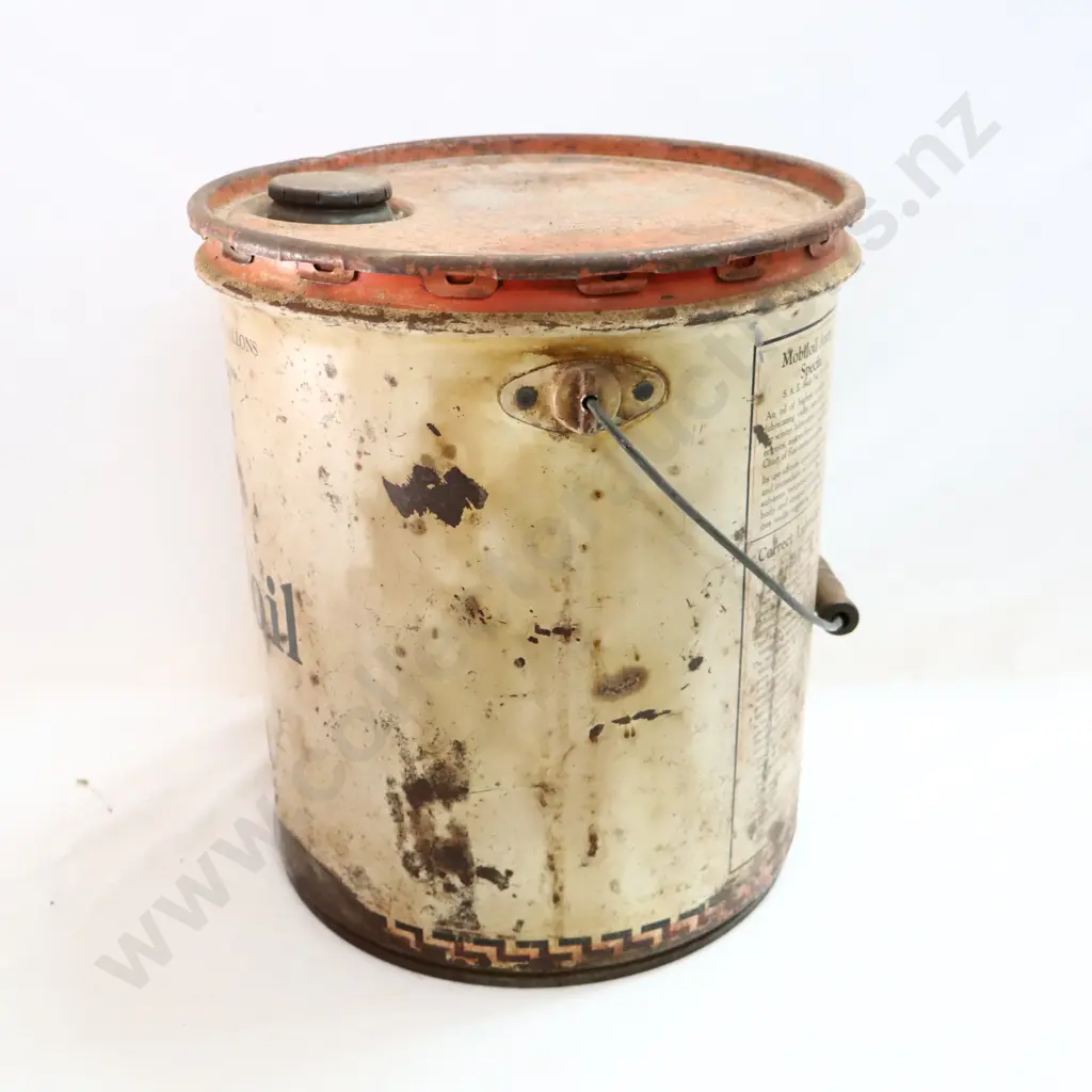 Mobil Oil Gargoyle Oil Drum Image 1++