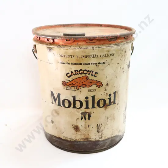 Mobil Oil Gargoyle Oil Drum