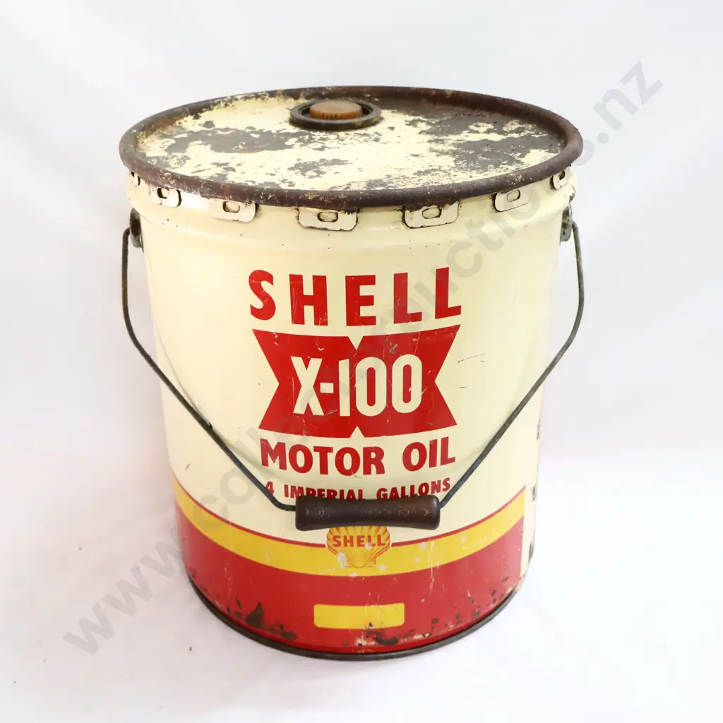 Shell X100 Oil Drum Image 1++