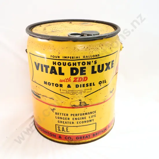Houghton's De Luxe Vital Oil Drum