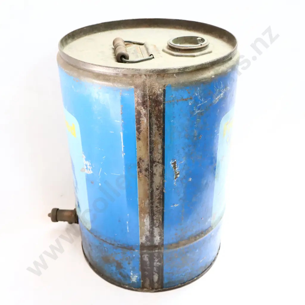 Shell Blue Pennant Kerosene Tin Image 1++