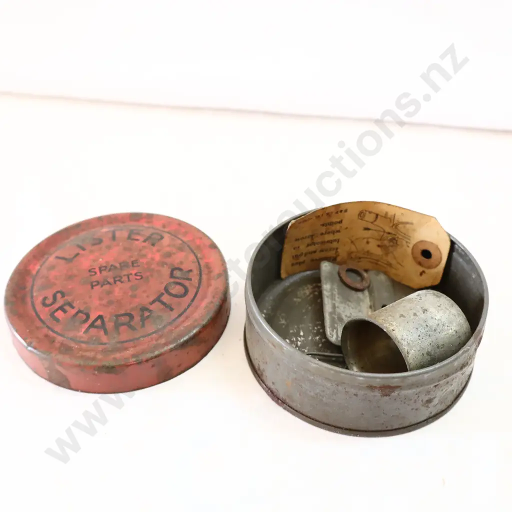 Lister Seperator Spare Parts Tin Image 1++
