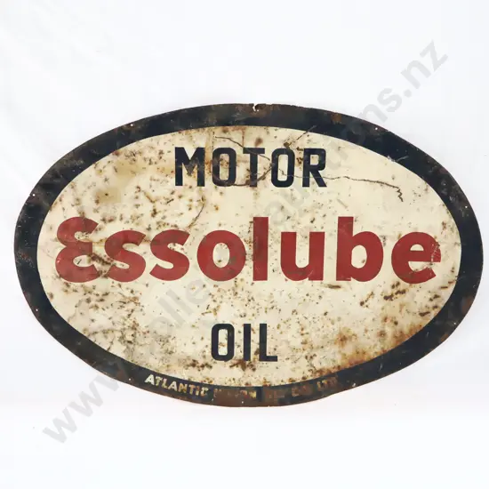 Essolube Motor Oil Sign