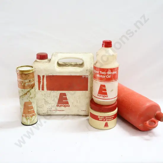 Europa Plastics x 5 Including Europa Marine Buoy