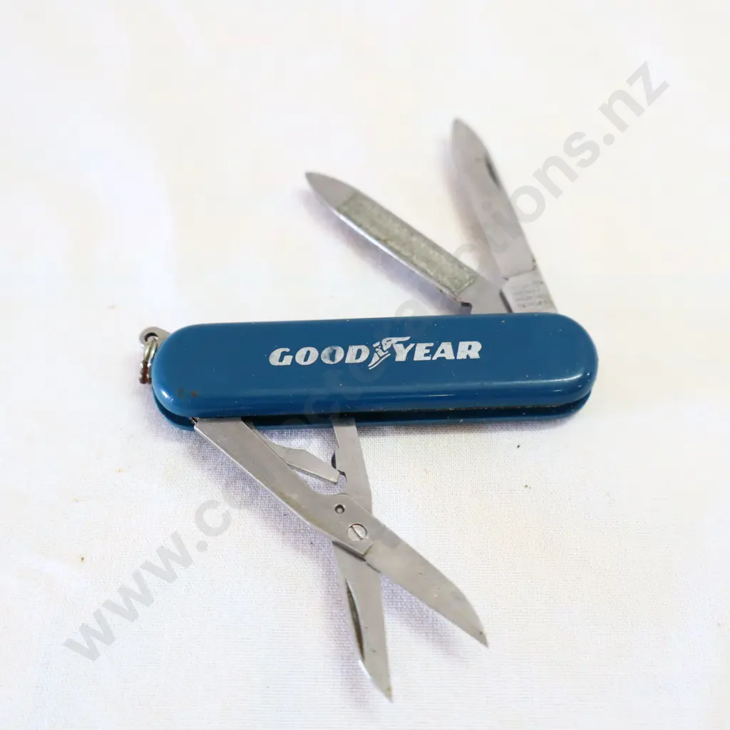 Goodyear Pocket Knife Blue Image 1++