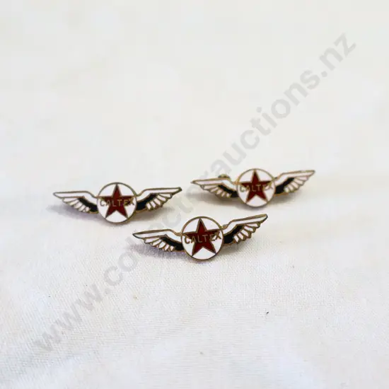 RARE Caltex Aero Pins x 3