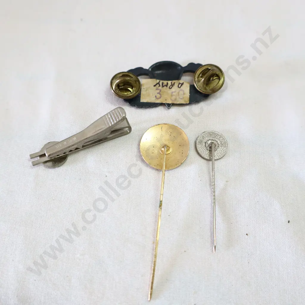 Datsun Tie Clip, BMW, Mercdes Pins And Ballon Badge Image 1++