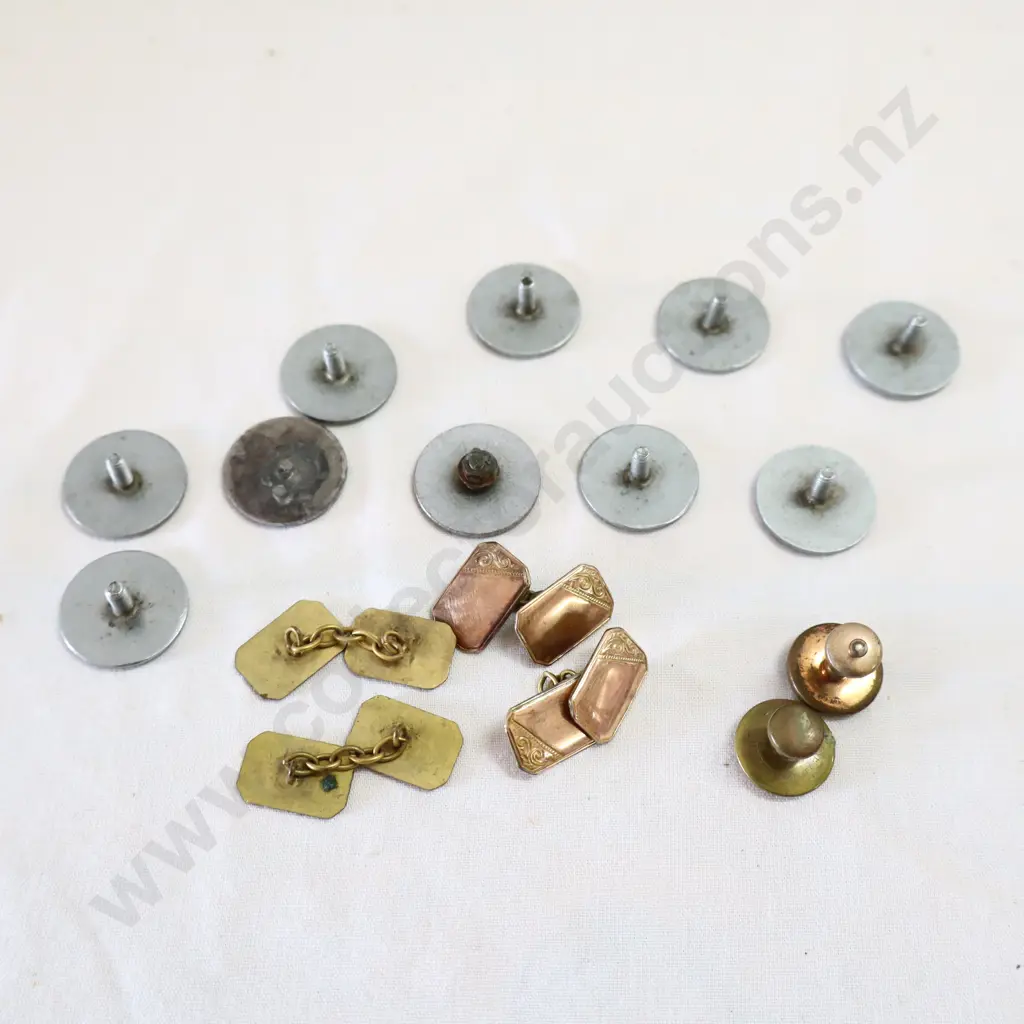 Enamel Service Badges x 10 + Cuff Links Image 1++