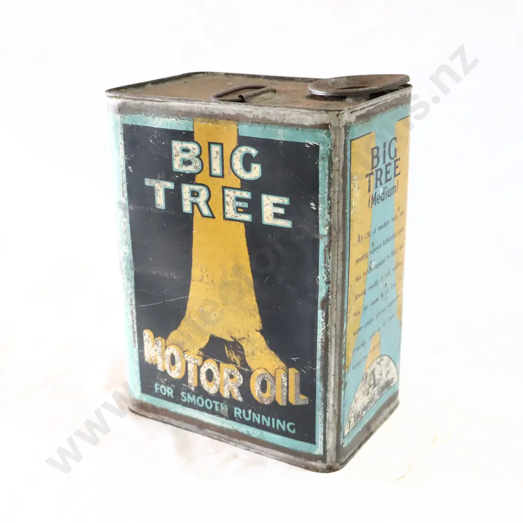 Big Tree Motor Oil 1 Gallon Tin Image 1++