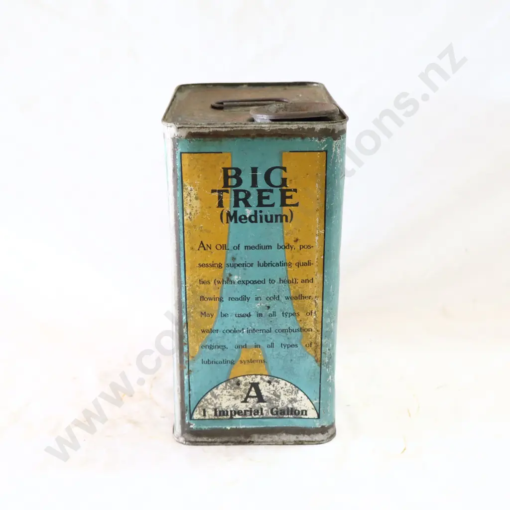 Big Tree Motor Oil 1 Gallon Tin Image 1++