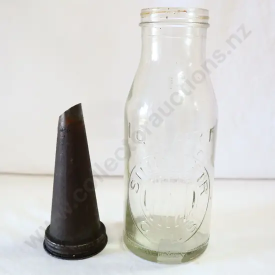 RARE Sinclair Quart Oil Bottle