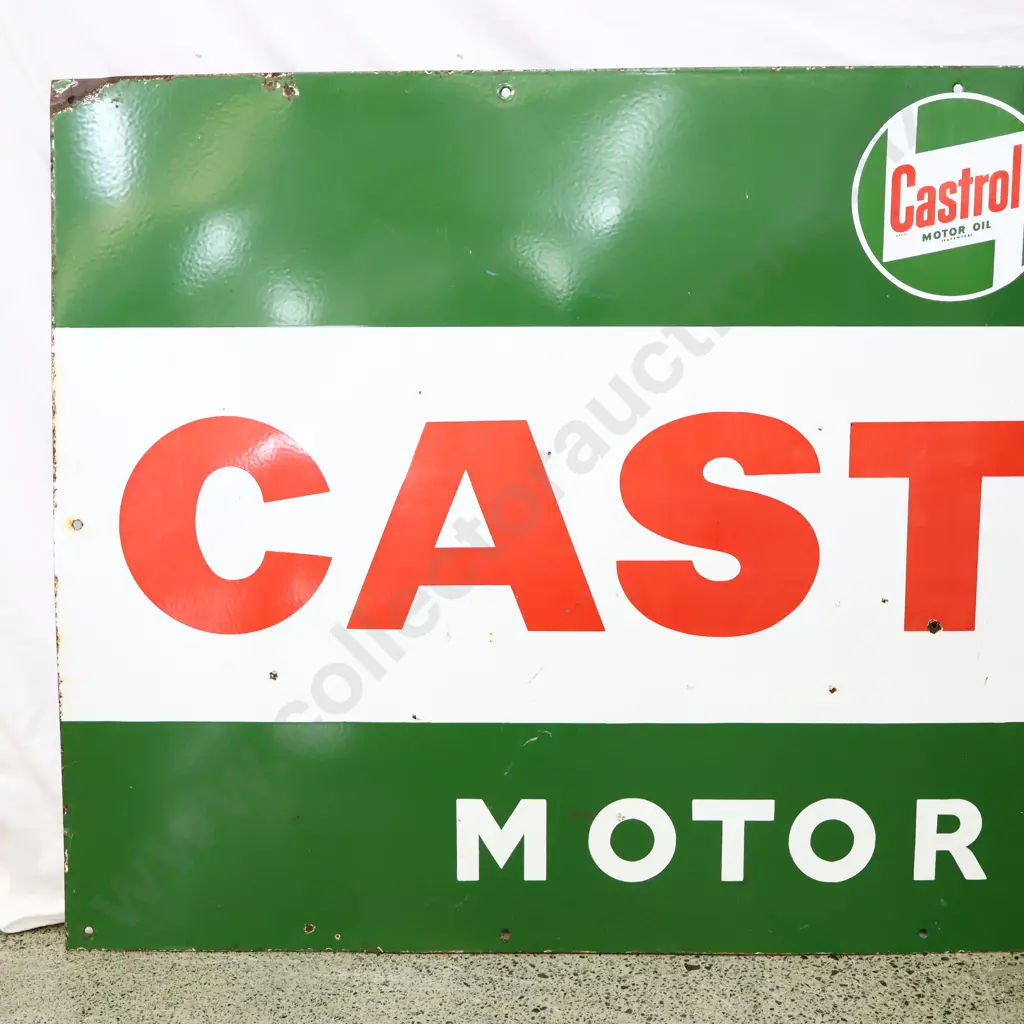 Wakefield Castrol 6 x 3 Foot Enamel Sign Image 1++