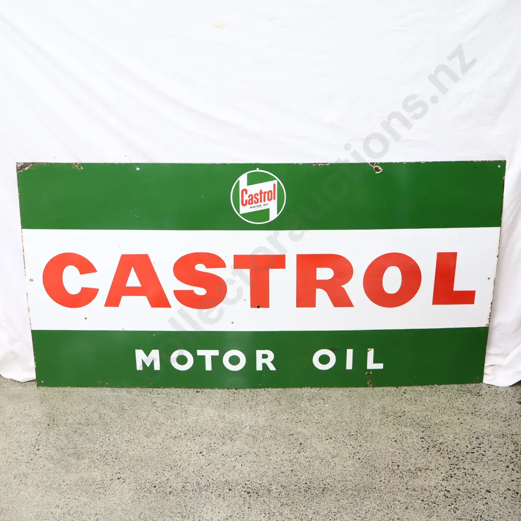 Wakefield Castrol 6 x 3 Foot Enamel Sign Image 1++