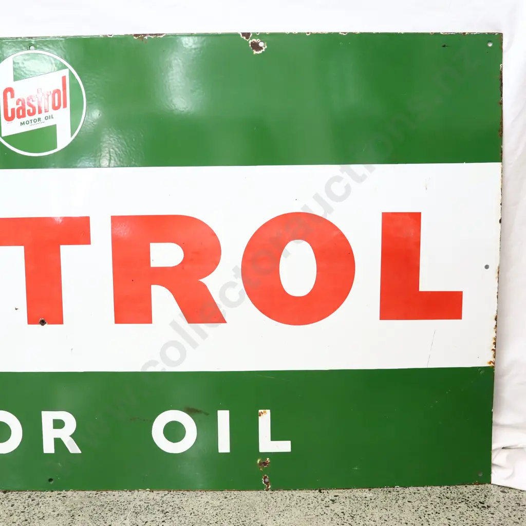Wakefield Castrol 6 x 3 Foot Enamel Sign Image 1++