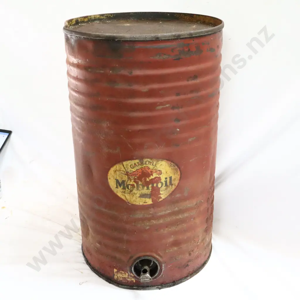 Early Mobil Oil Gargoyle Drum Image 1++