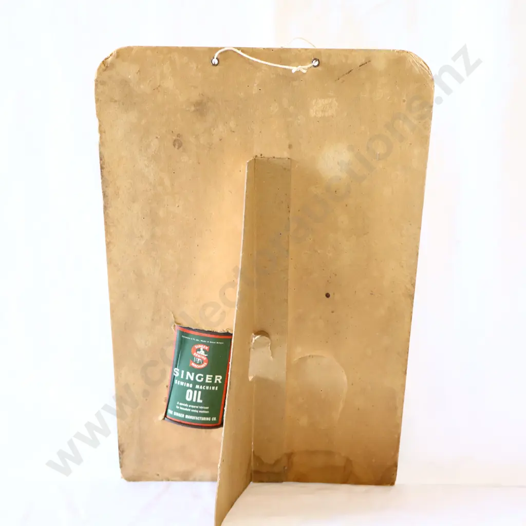 Singer Countertop Display Sign And Tin Image 1++