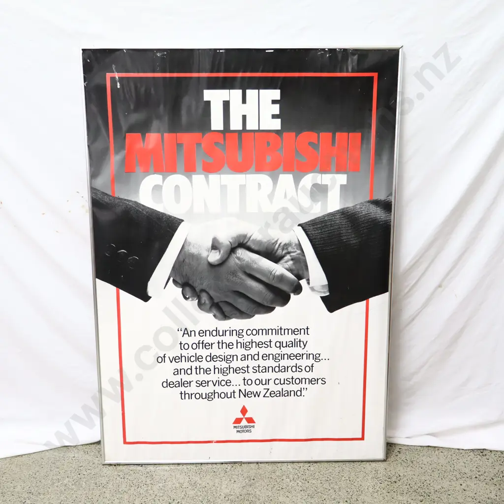 Framed Mitsubishi Poster Image 1++