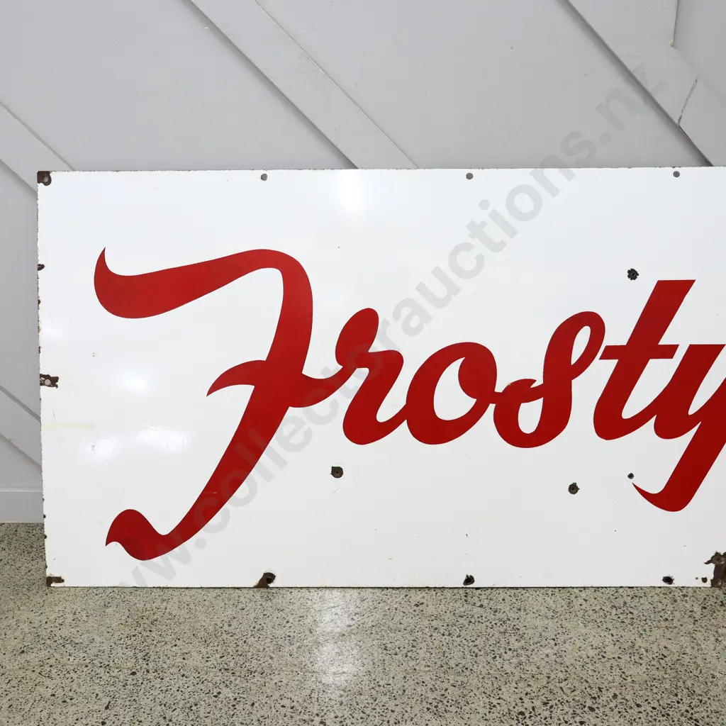Frosty Jack Enamel Sign Image 1++