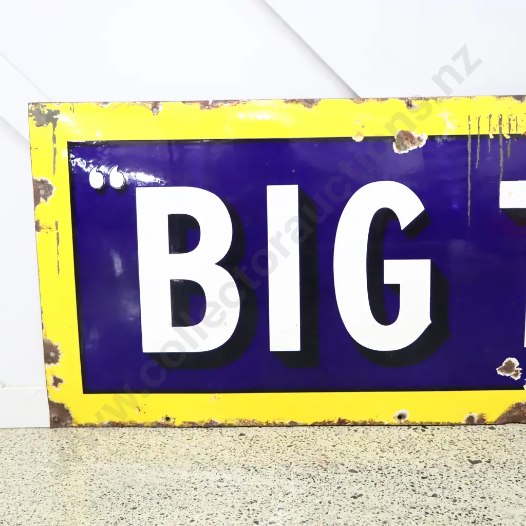 Big Tree Enamel Sign Image 1++