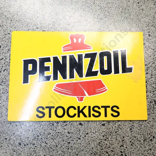 Pennzoil Stockist Sign