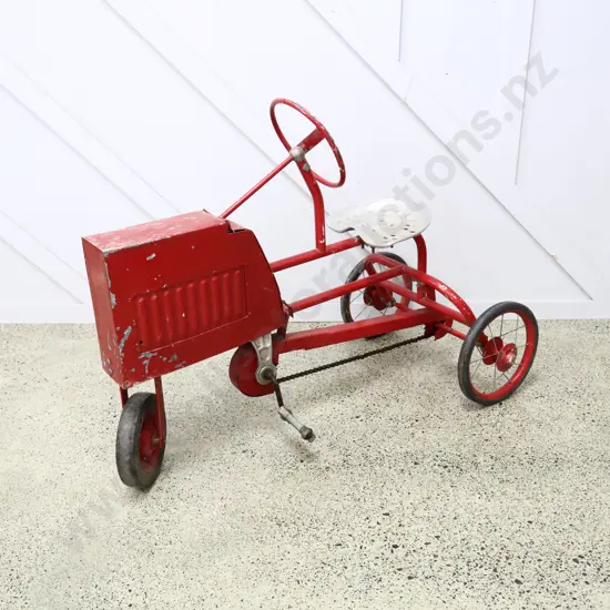 NZ Made Vintage Chain Drive Pedal Tractor