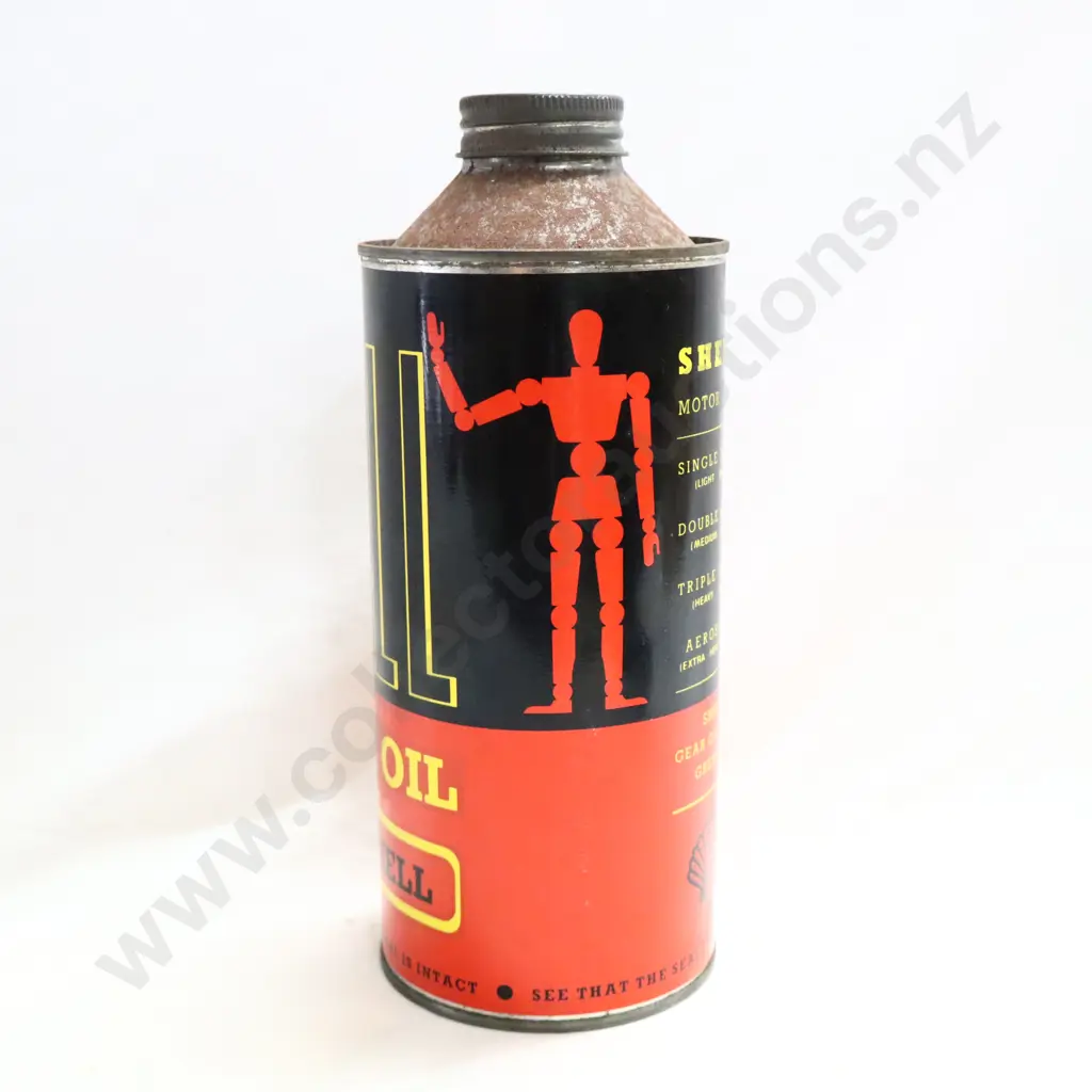 Modern Shell Motor Oil Tin Image 1++
