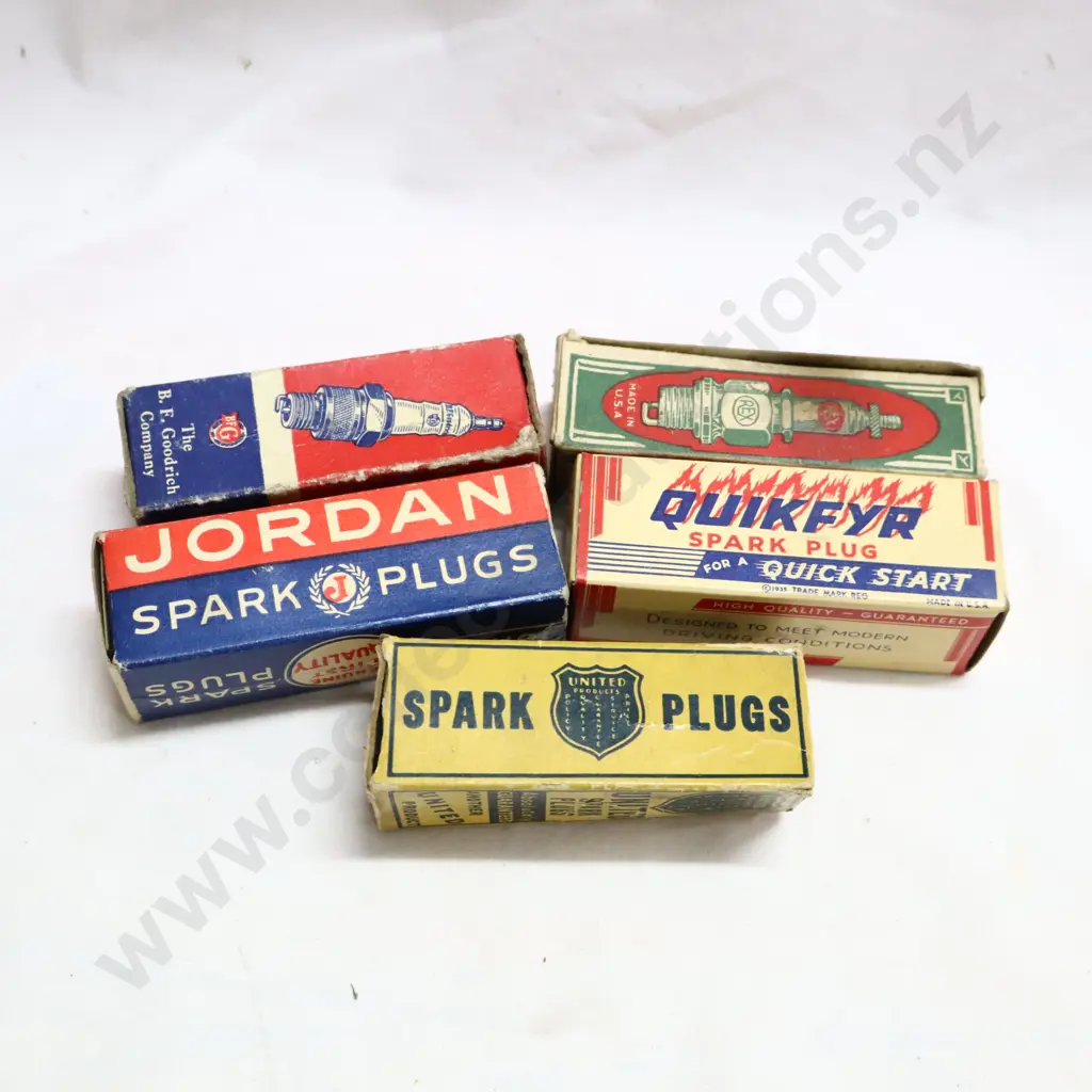 Mixed Spark Plug Boxes x 5 (Boxes Only). Image 1++