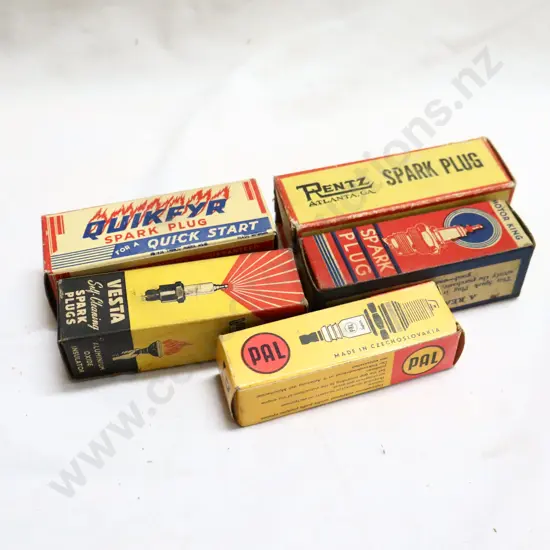 Mixed Spark Plug Boxes x 5 (Boxes Only).