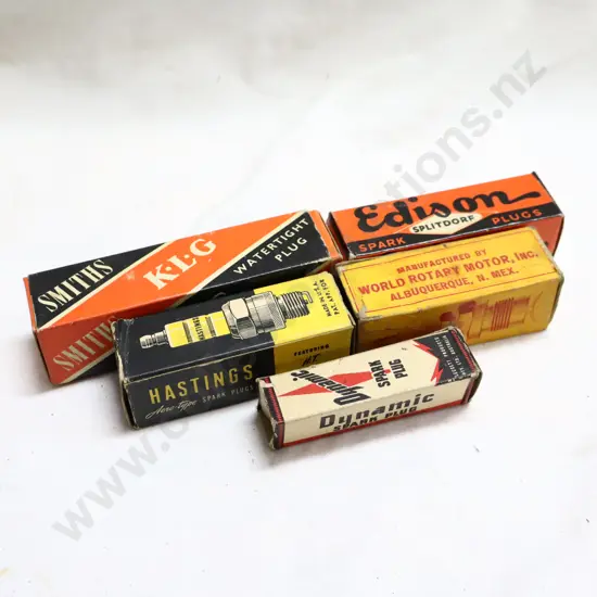 Mixed Spark Plug Boxes x 5 (Boxes Only).