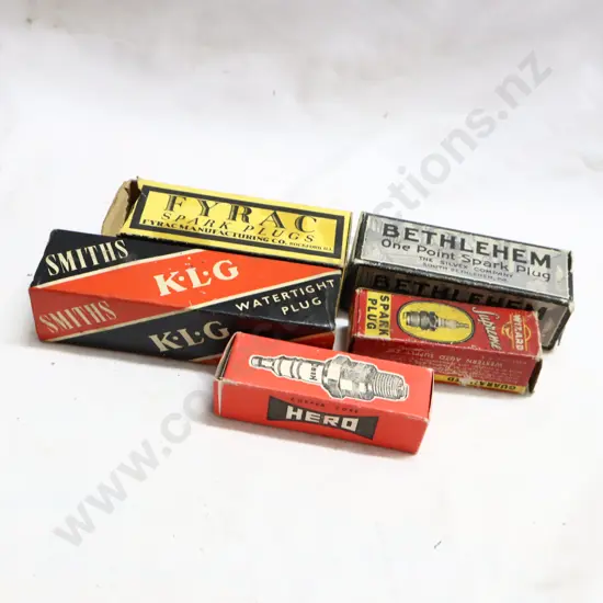 Mixed Spark Plug Boxes x 5 (Boxes Only).