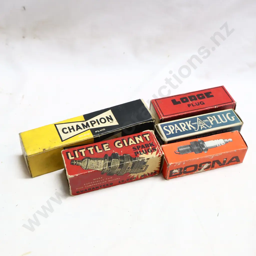 Mixed Spark Plug Boxes x 5 (Boxes Only). Image 1++