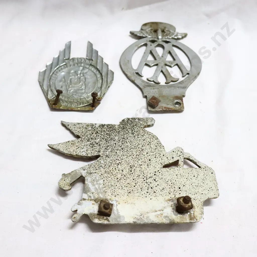 Car Badges x 3 Including Mobil Drive Safely Image 1++