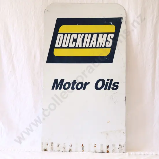 Duckhams Motor Oil Double Sided Sign