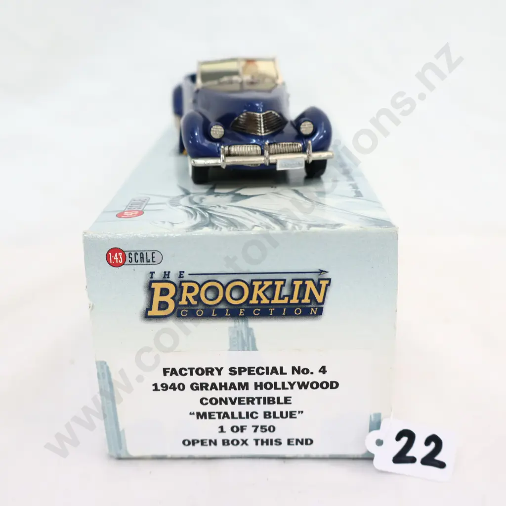 1/43 Brooklin Models 1940 Graham Hollywood 1 Of 750 Image 1++