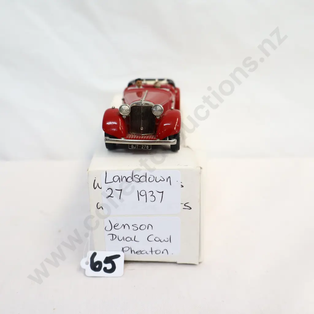 1/43 Landsdown Models 1937 Jenson Dual Cowl Image 1++