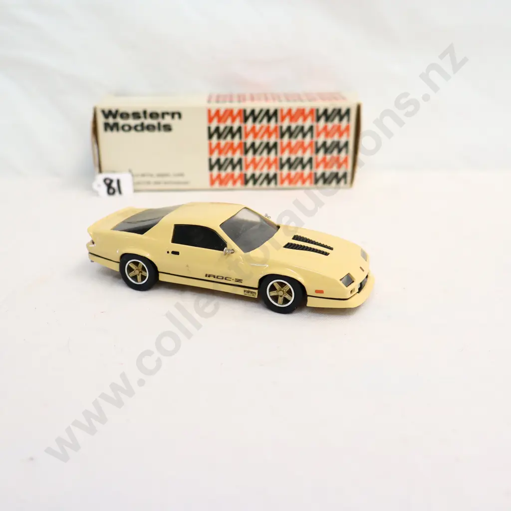 1/43 Western Models 1985 Chevrolet Camero Iroc Z Image 1++