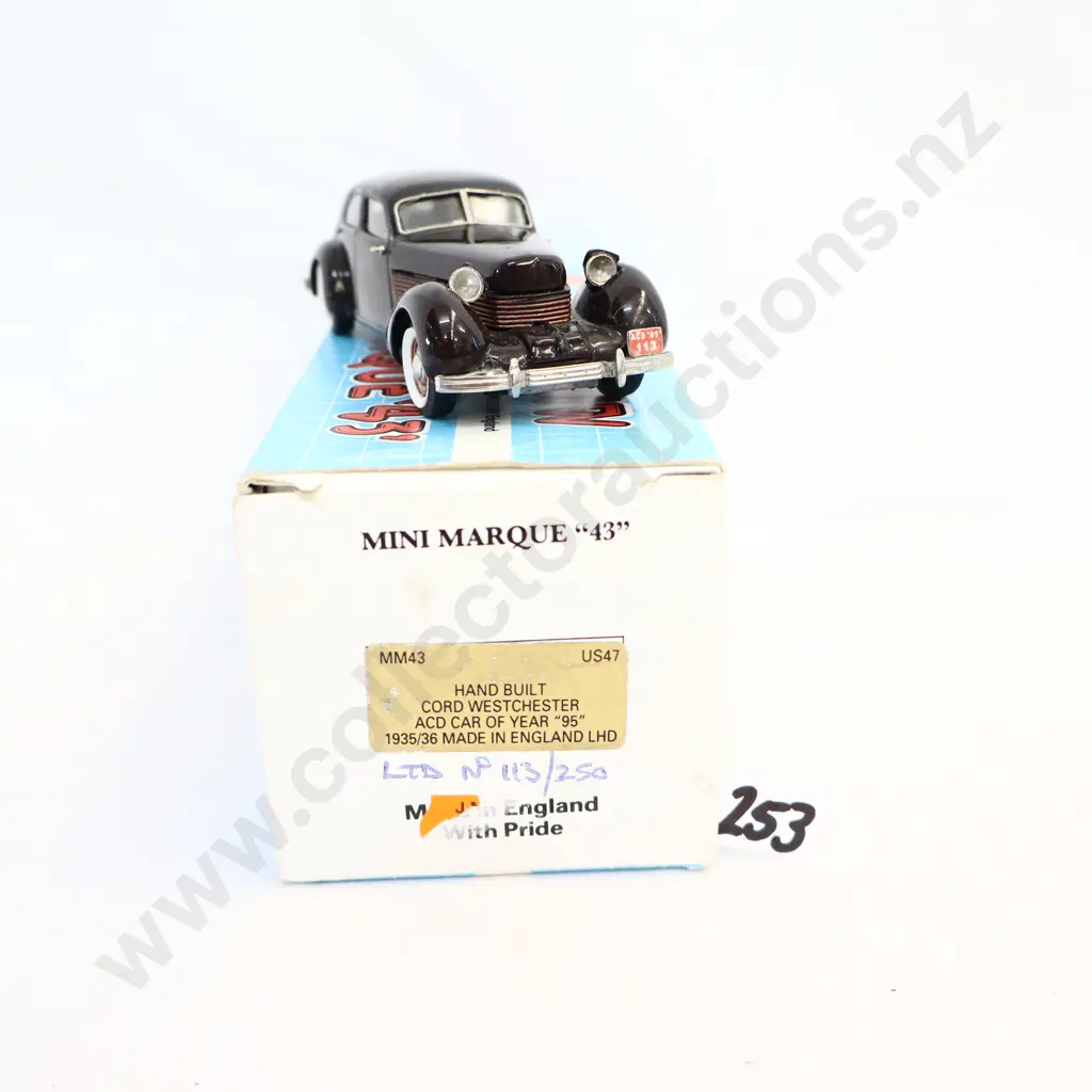 1/43 Minimarque 1935 Cord Westchester No 113 of 250 Image 1++