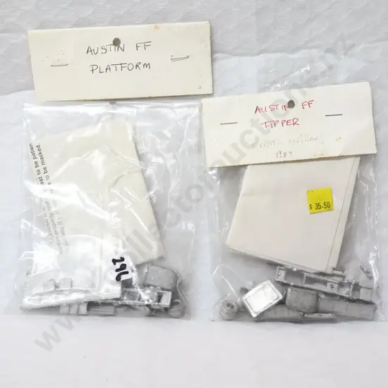 1/87 Peter Young White Metals Kits x 3