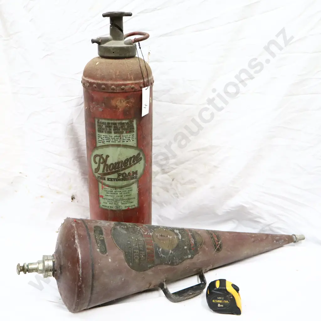 Antique Fire Extinguishers x 2  Image 1++