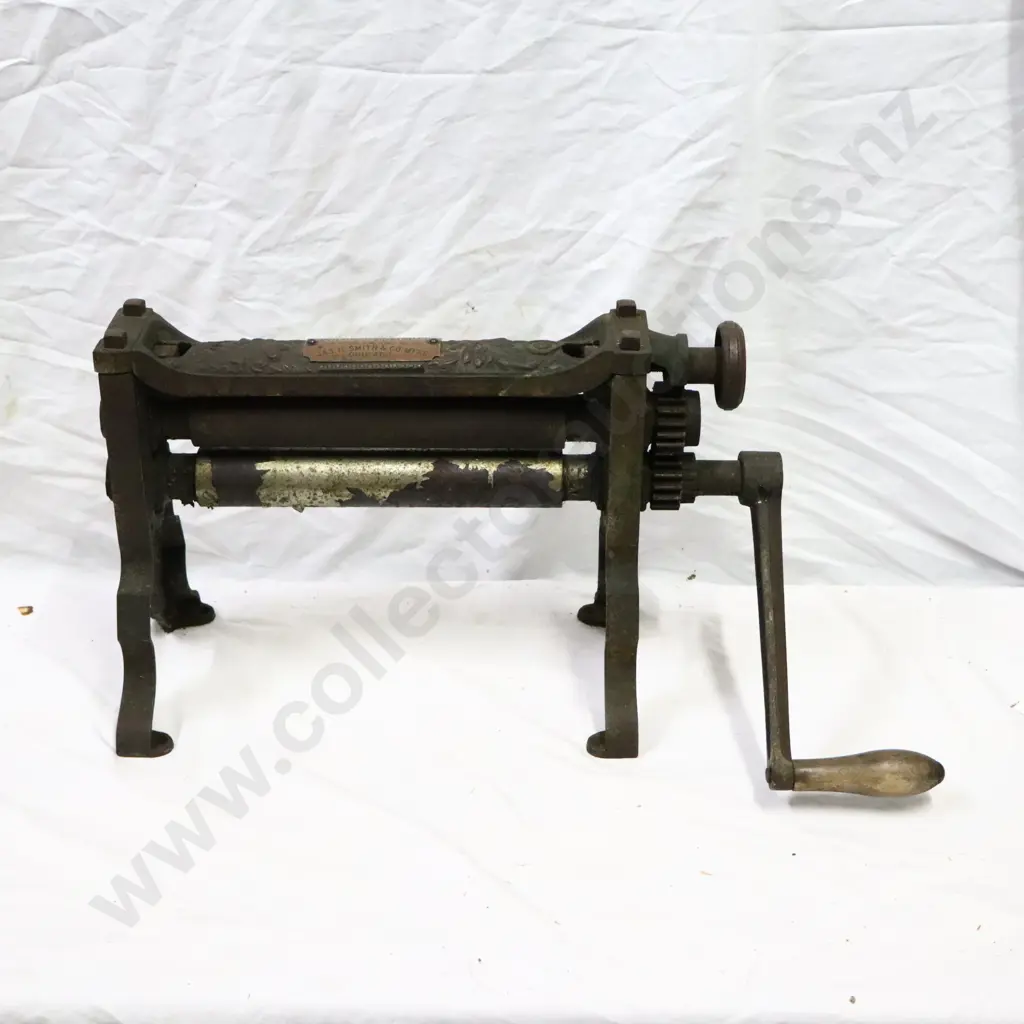 Antique 1886 JH Smith Columbian Camera Tintype Photo Polisher Enameler Burnisher Image 1++