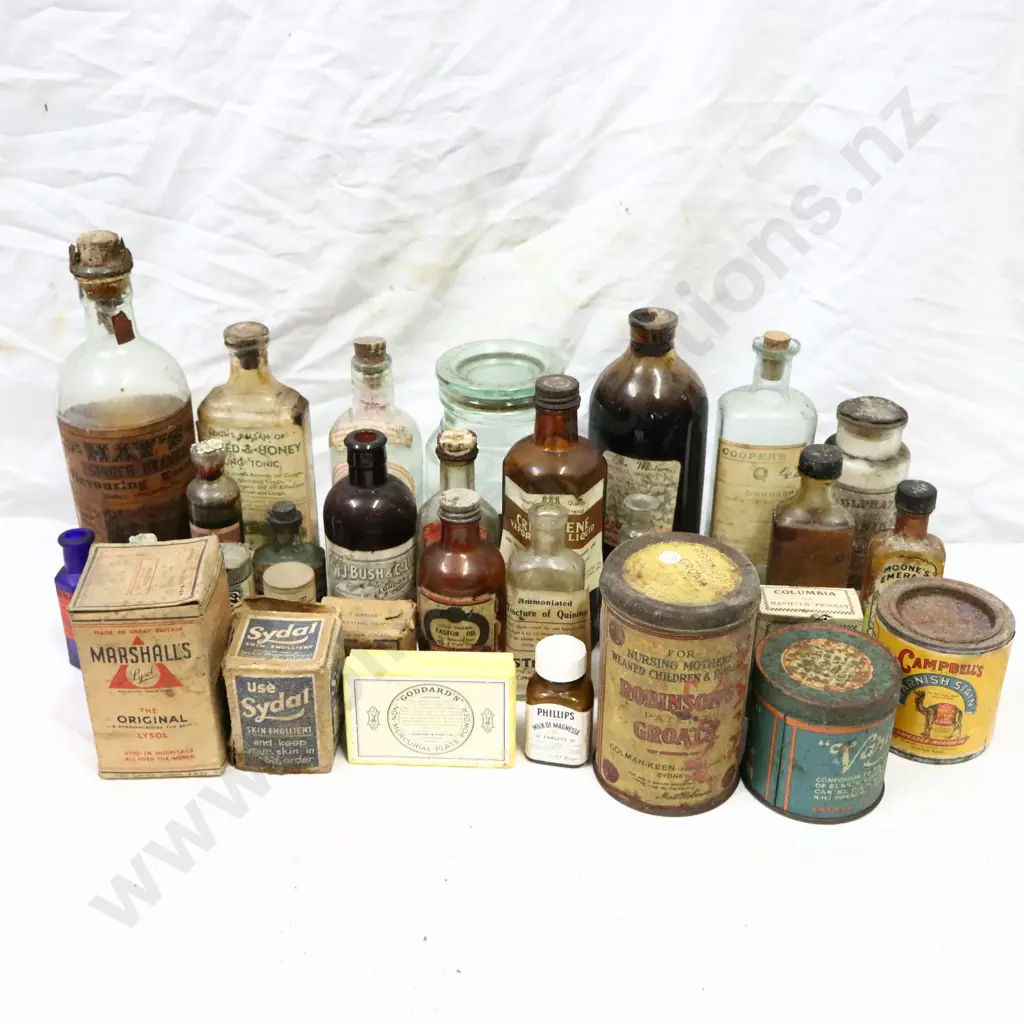 Large Labelled Bottle and Emphemera Collection Image 1++