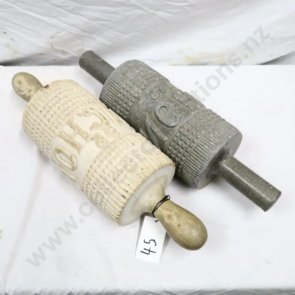 Anchor Butter Rolling Pins Kahakitea And Metal Image 1++