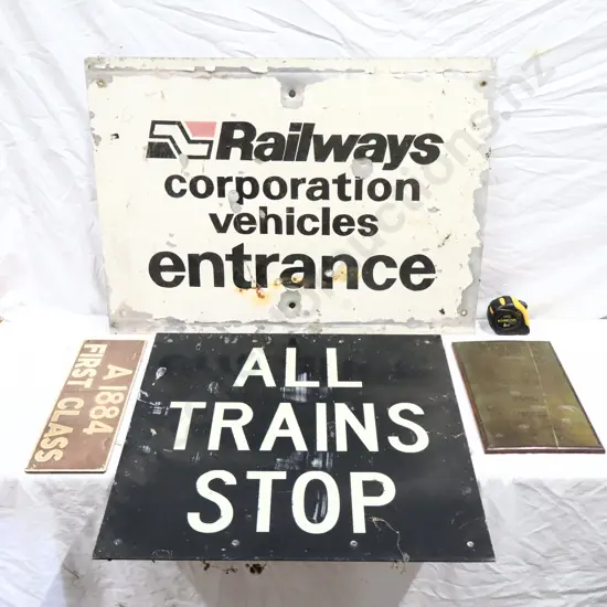 NZR Signs x 4