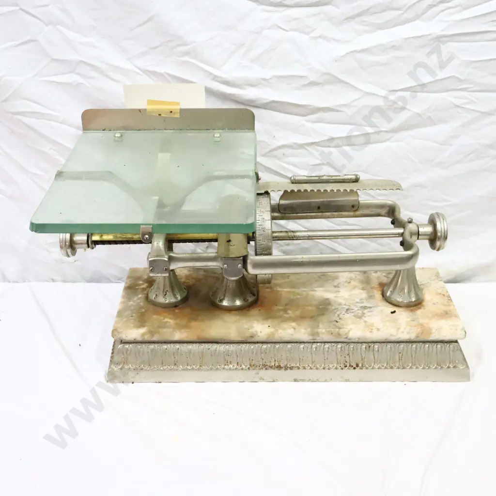 C1900s Micrometer Shop Scales With Marble Base Image 1++