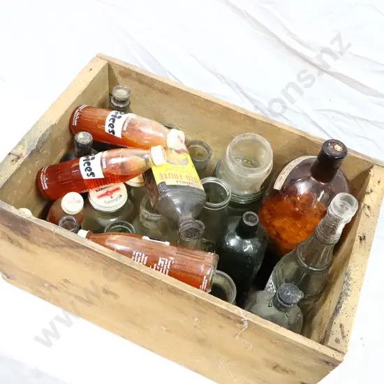 Labelled Bottle Collection And Full Prices  Christchurch Soft Drink Bottles x 25
