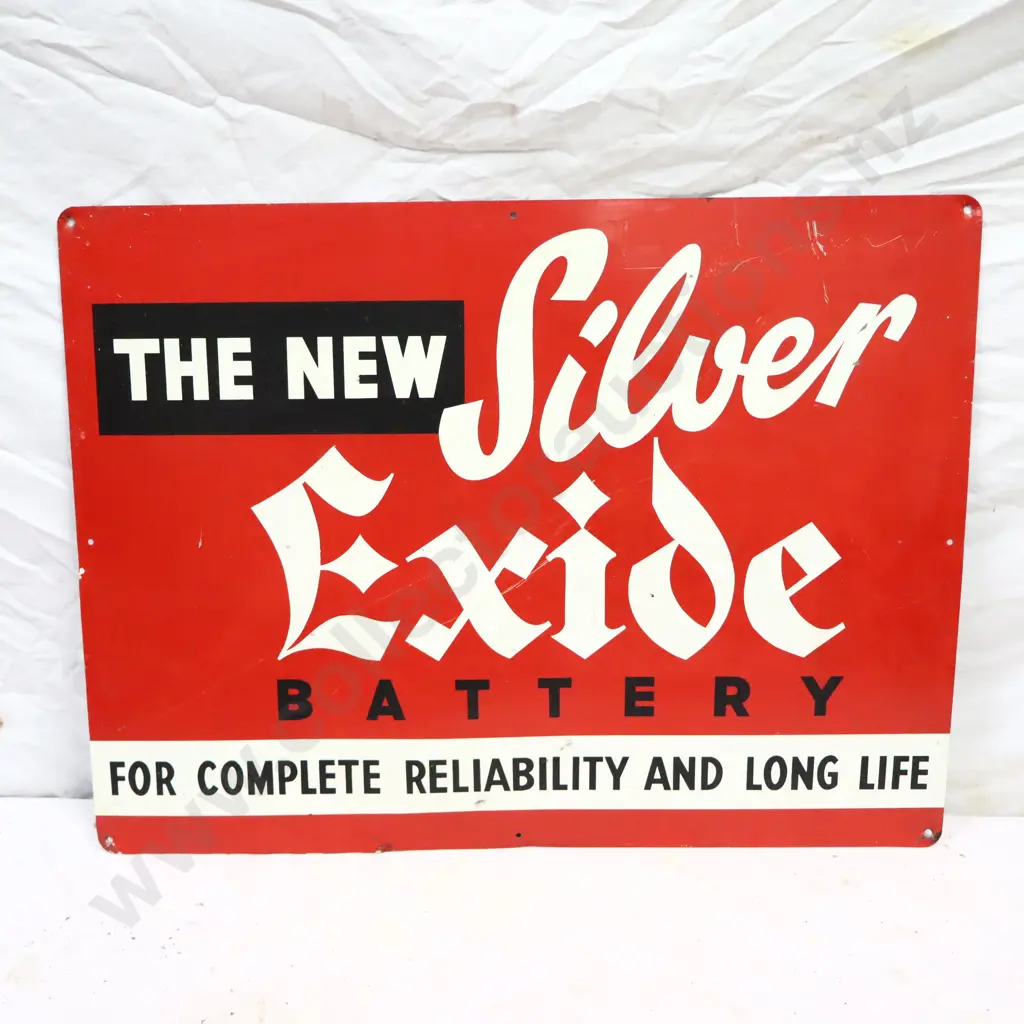 Exide Battery Tin Sign  Image 1++