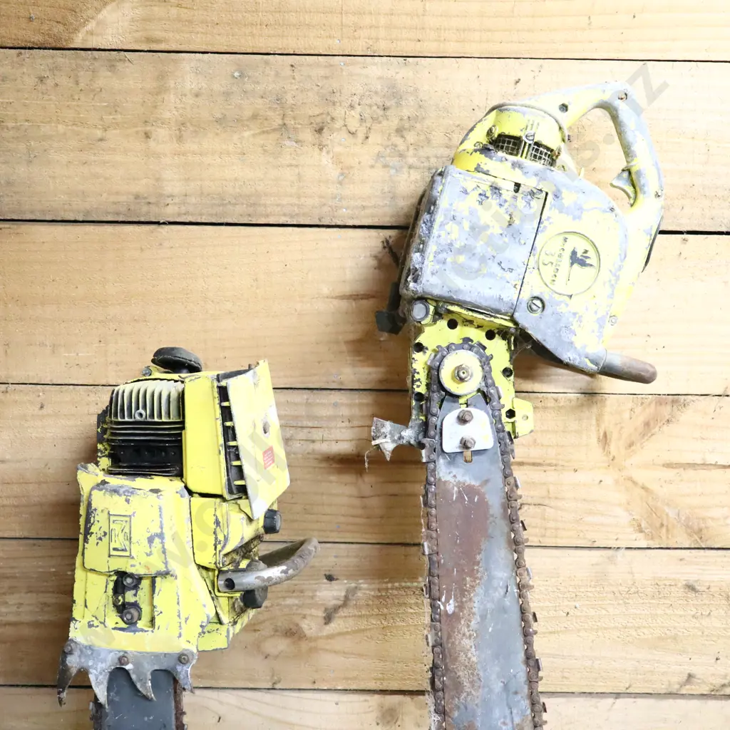 Vintage McCulloch 35 And CMC Chainsaws Image 1++